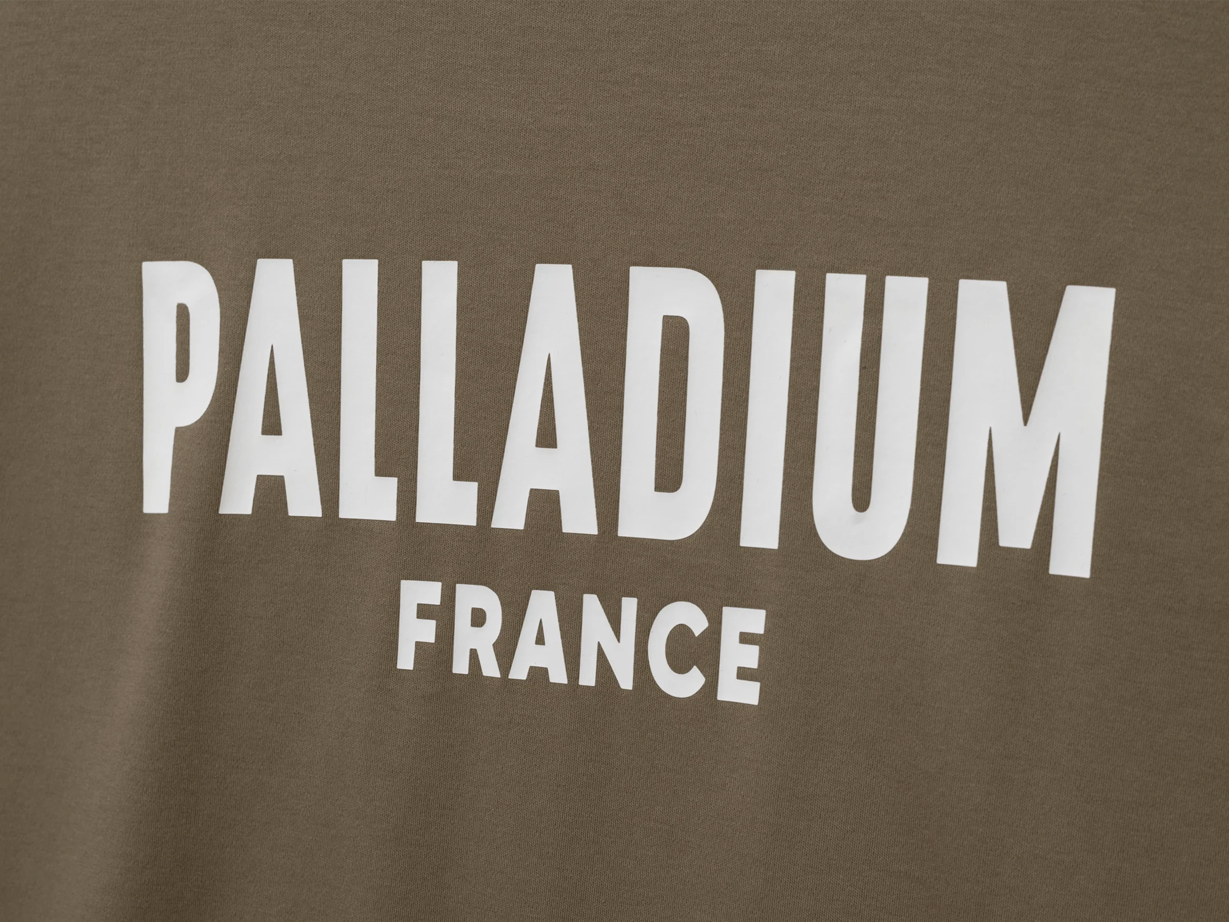 1710934-377 | UNISEX PALLADIUM FRANCE LOGO COTTON T-SHIRT | DUSKY GREEN - Image 4